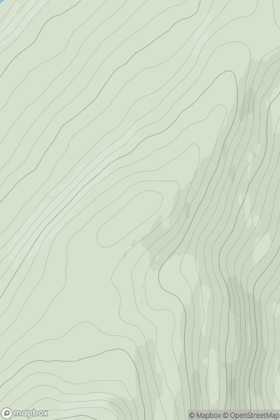 Thumbnail image for Buachaille Breige [Fort William to Loch Treig & Loch Leven] showing contour plot for surrounding peak